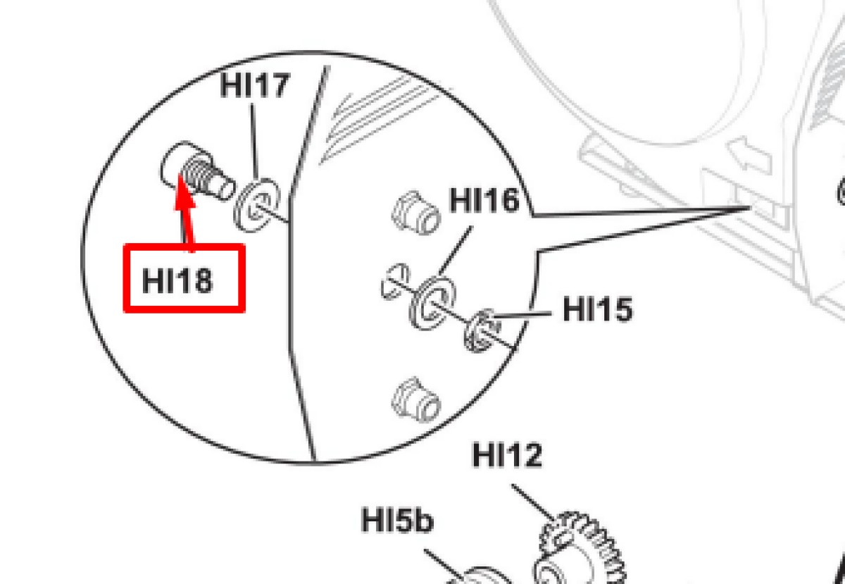 0156602001 - Inlet Nozzle (Ø 16 / 5 x 1 Ø 2 mm Plastic for 0.6 - 1.6 mm)