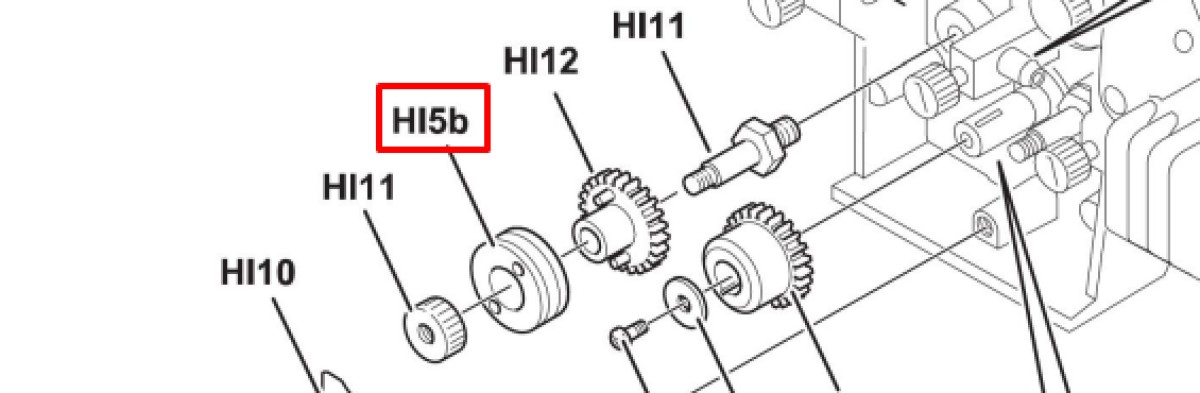 0458825002 - Feed/pressure rollers (Cored Ø 1.2 & 1.4 Vknurled 1.2 R2 & 1.4 R2)