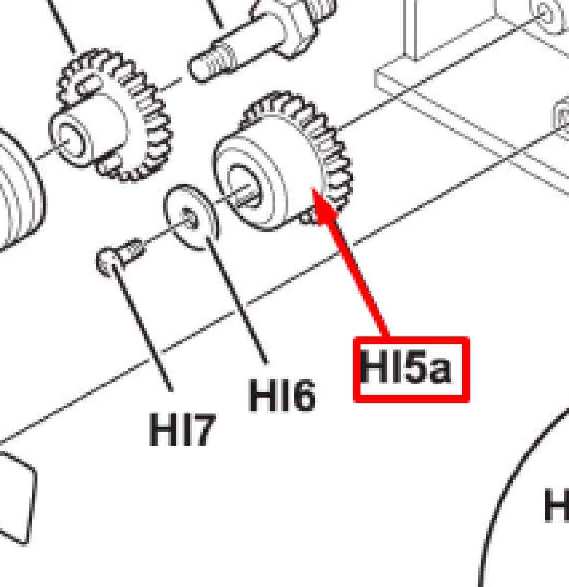 0459440001 - Motor gear euro - drive gear