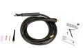 0700026624 - Heliarc SR-26V TIG Torch - Air-cooled with Gas-valve - 4.0 mm 532 in. - 3.8 m 12.5 ft cable
