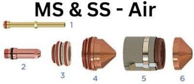 Mild Stainless Steel Air Consumables